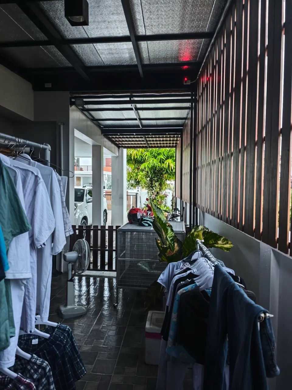 the view out the back of my host family/'s house